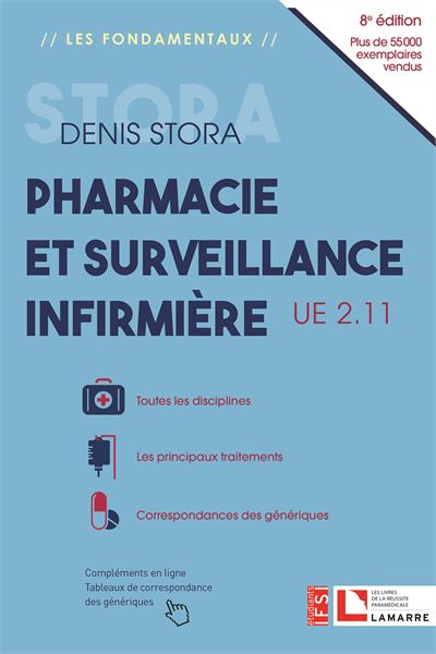 Pharmacie et surveillance infirmière - 8e édition